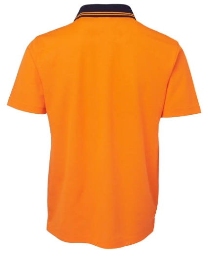 Picture of JB's Wear, HV Non Cuff S/S Cotton Back Polo